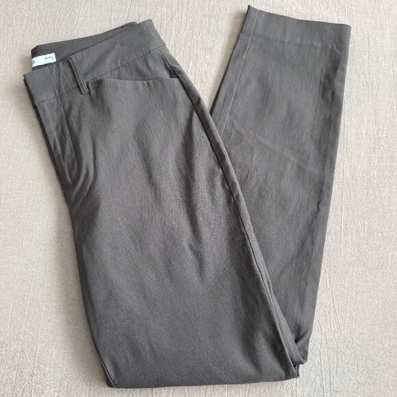 Nine West Dark Gray Slim Ankle Cotton Blend Stretchy Size 6 - Picture 1 of 8